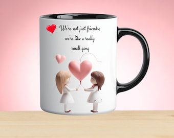 Custom Portrait Love Mugs, Personalized Sister Mug, Funny Sister Mug, Sister Gift, Mom Gift, Best Friend Gift, Gift For Best Friend, For Her