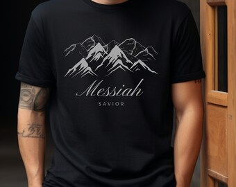 Messiah T-shirt, Christian Apparel, Gift for Her, Church Group Tees, Christian Shirt for Men, Christian t-shirts, Faith Group Based Tees