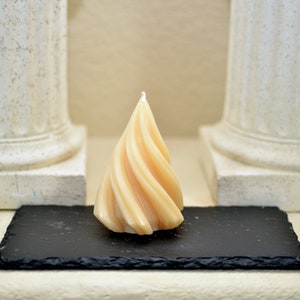 Middelgrote kerstboomkaars, stompkaarsen, handgemaakt, cadeau, woondecoratie, huisverwarming