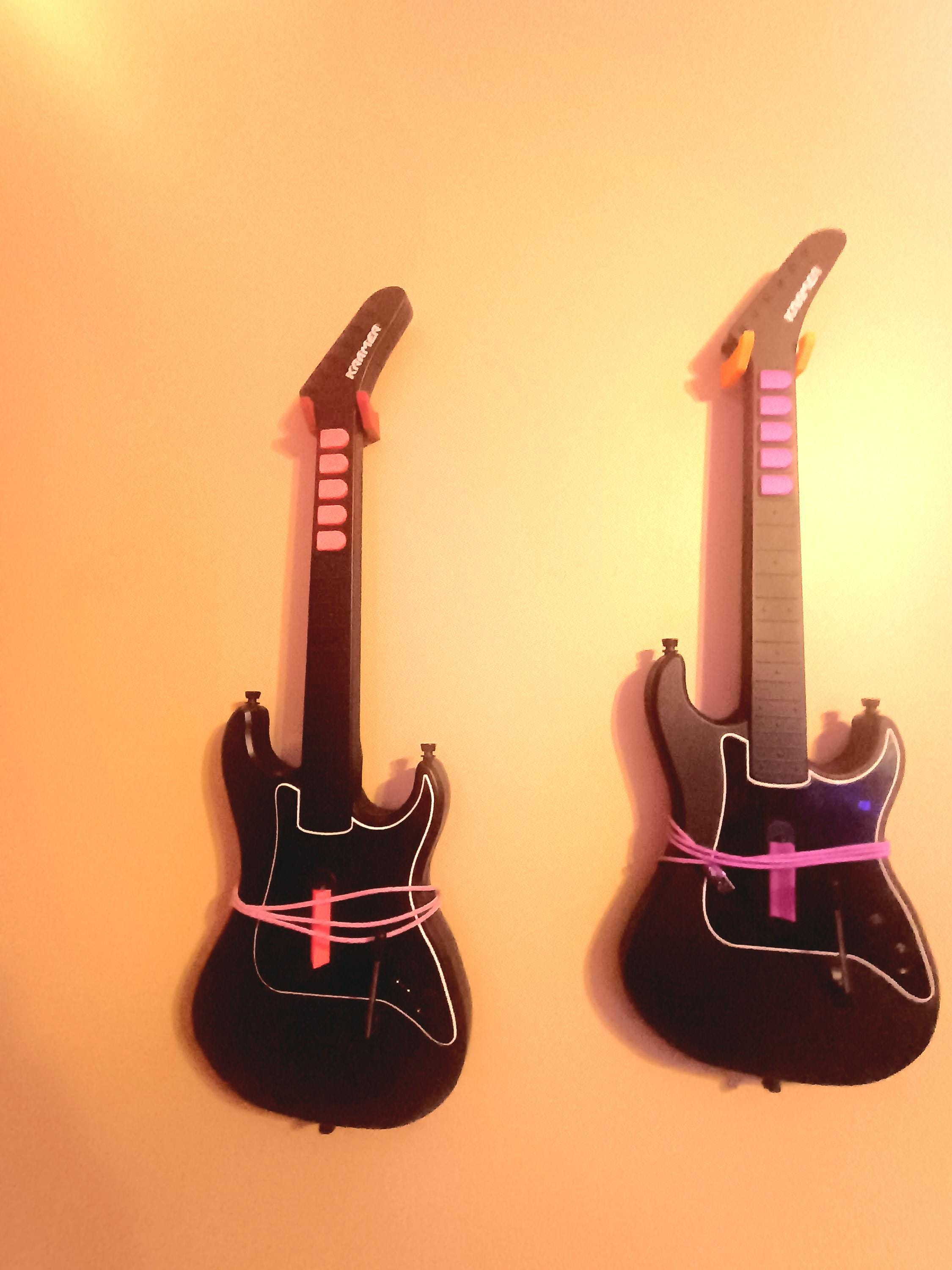 Modded Guitar Hero/clone Hero Kramer Mechanical Fret Controller