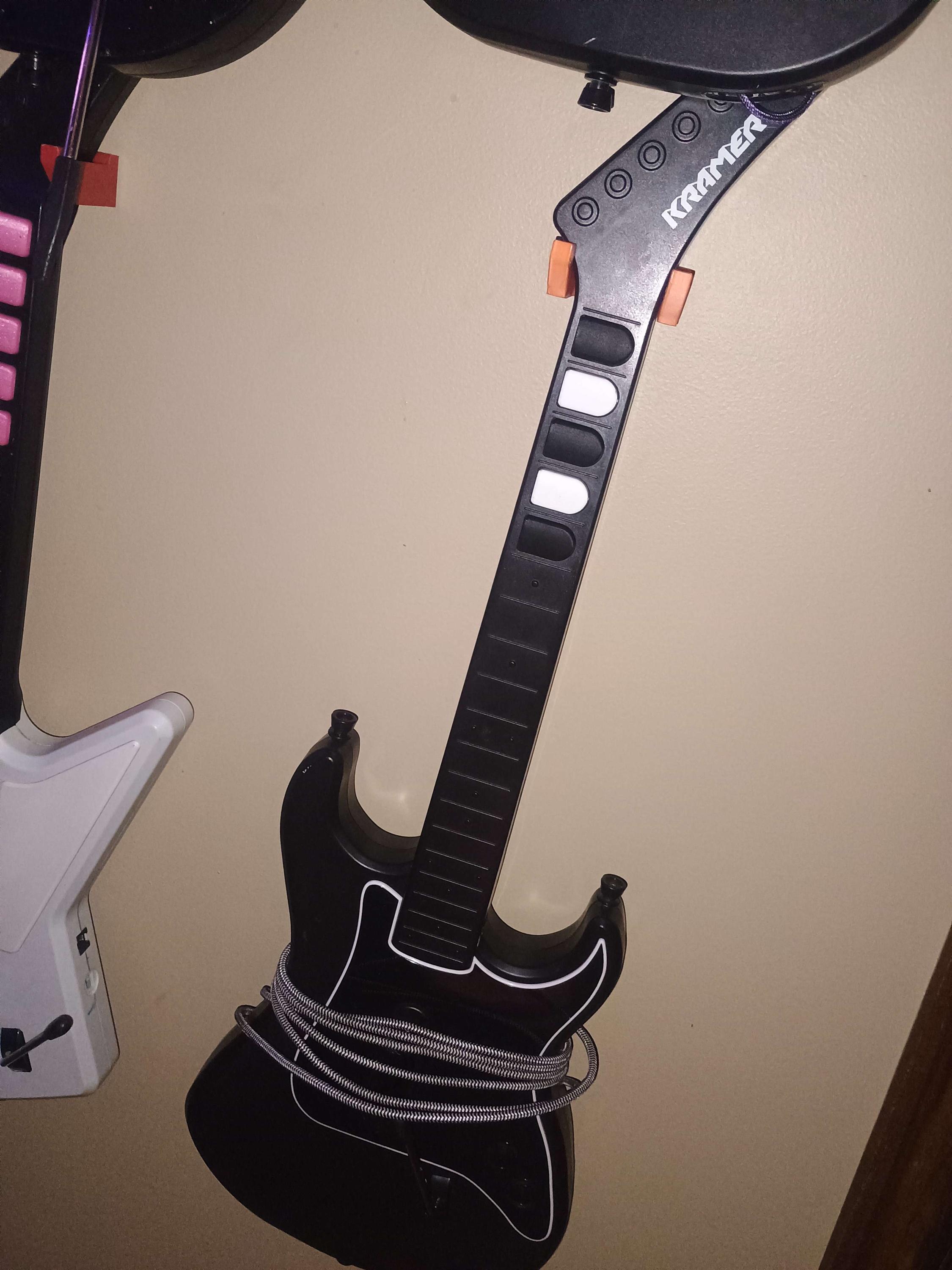 Kramer Modded Guitar Hero/clone Hero Mechanical Fret Controller