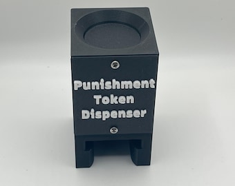 Punishment Token Dispenser - Token Sold Separately Brat Sub Dom D/s Fun Couples Game Sadist Service Humiliation