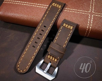 Crazy Horse leather watch strap, leather watch band,  watch strap16mm,17mm,18mm,19mm,20mm,21mm,  22mm,23mm,24mm,25mm,26mm