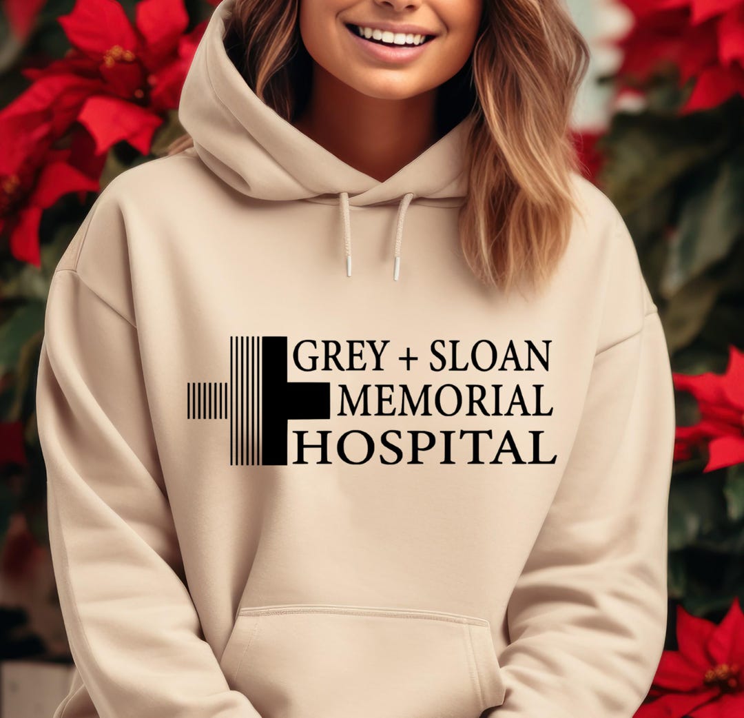 Grey Sloan Memorial Hospital Hoodie, Greys Anatomy Hoodie,doctor Nurse ...