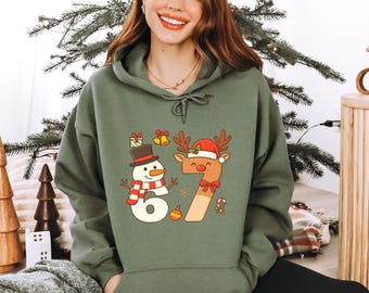 67 Six Seven Funny Christmas Hoodie, Kids Meme Shirt