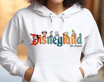 Disneyland The Original Hoodie, Mickey Disneyland Hoodie, Mickey and Friends Hoodie ,Disneyland Hoodie, Disney Hoodie Unisex