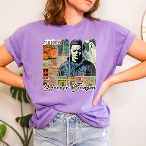 Horror Season T-shirts, Halloween Horror T-shirt, Vintage Halloween, Halloween Brushstroke, Retro Halloween,Spooky T-shirts,Funny Halloween