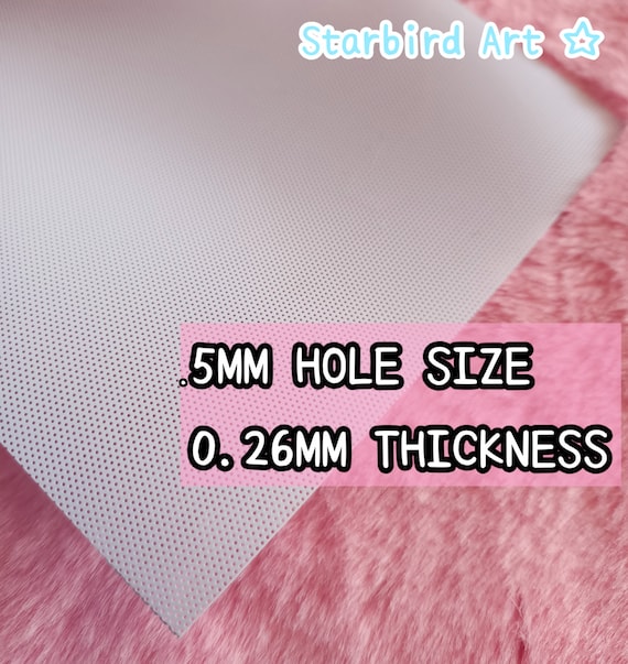 Fursuit eye mesh .5mm pvc dye sublimation, airbrush, hand painting