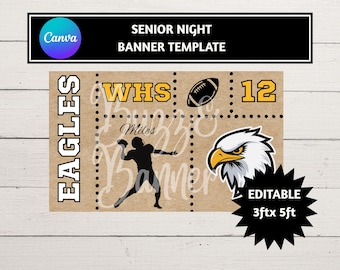 Senior Night Banner Vorlage