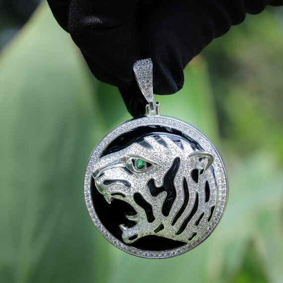 Diamond 2024 tiger pendant