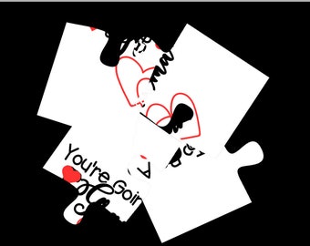 Pas je eigen puzzel aan; Onthul een geheime puzzel; Babyaankondigingen; Leuk spel; Je wordt opa; (30, 110, 252 stuks)