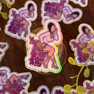 Kali Uchis Muñekita Sticker “You B*tches Do Not Exist To Me”