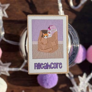Polaroid Strawberry Milk Kitty with Alleahcore