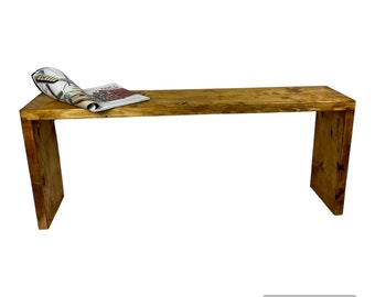 solid farmhouse bench