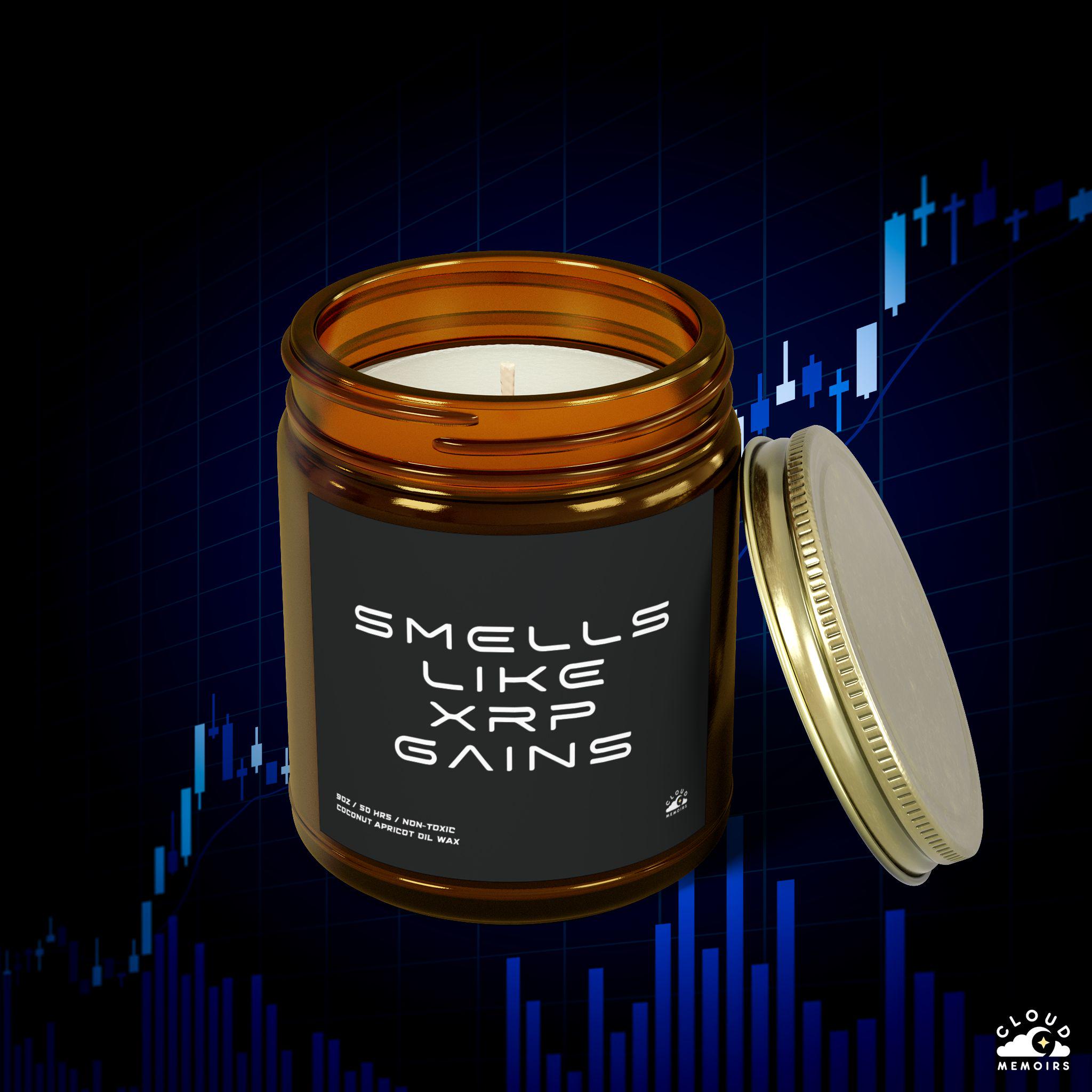 Smells Like XRP Gains Candle: Crypto Investor Financial Advisor Gift,  Coconut Apricot Wax - Etsy