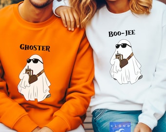 Ghoster Halloween-Geist Sweatshirt, Halloween-Pullover, lustiges Geist-Sweatshirt, Anti-Sozial-Pullover, Halloween-Party-Shirt, Ghoster-Pullover