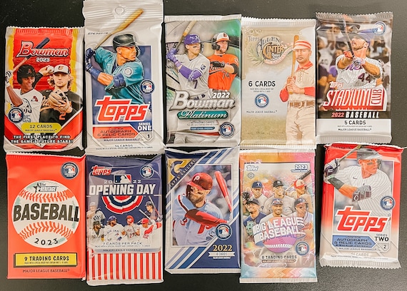 Retail Ultra Modern Brand New Packs - Baseball Card Variety Box - Etsy Retail Ultra Modern Brand New Packs - Baseball Card Variety Box - Etsy