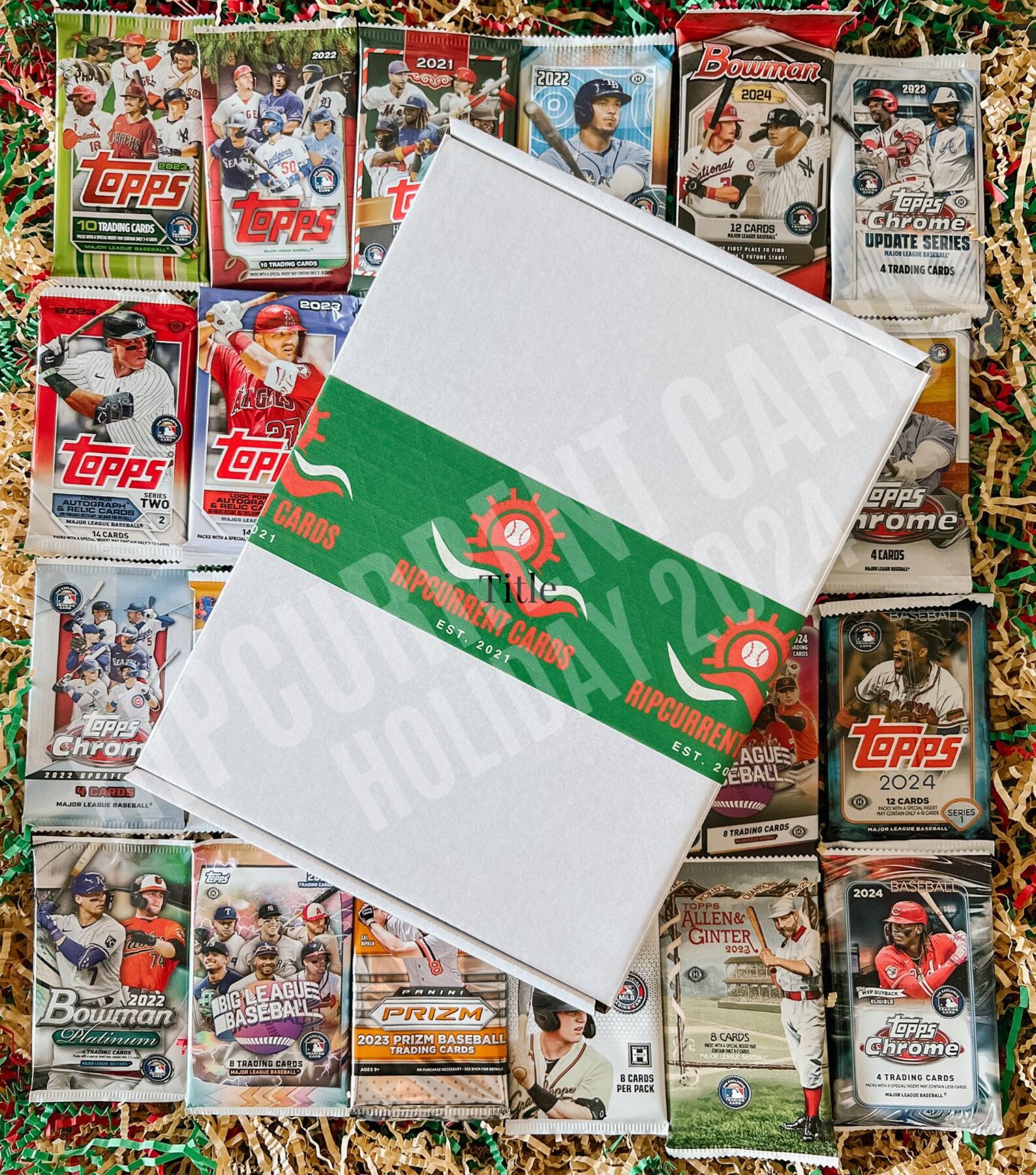 BASEBALL CARD Advent Calendar 2024 Holiday Advent Calendar Box With 24
