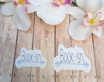 Book-ish Sticker: For Water Bottles, Laptops