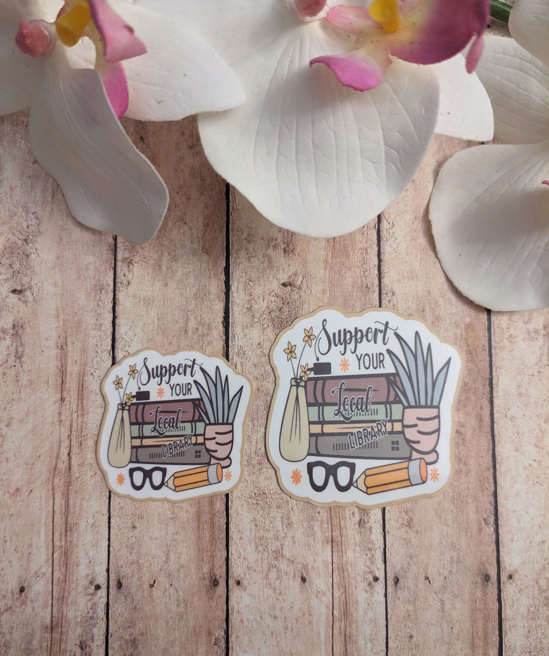 Support Your Local Library Sticker - Etsy