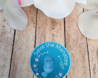 Save The Manatee Sticker