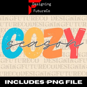 Cozy Season PNG | Halloween png | Thanksgiving PNG | Retro PNG