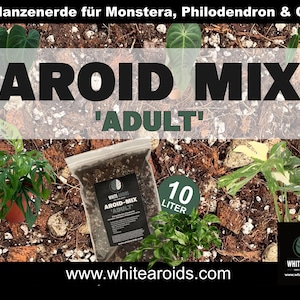 Monstera Earth Aroid Mix Adult Anthurium Philodendron Substrat Premium Gruby 10L