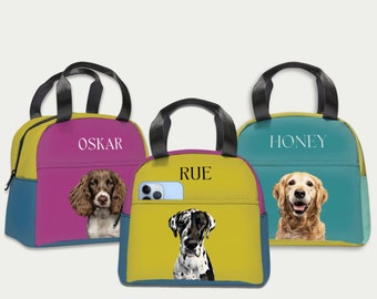 Bolsa de guardería personalizada para perros, bolsa de viaje personalizada para perros, bolsa de golosinas personalizada para amantes de los perros, regalo personalizado para mamá de perro, regalo único para perros