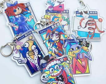 TADC ジャックス ガングル キャラクターグッズセット ジャックス＆ギャングル 両面アクリルキーホルダー - The Amazing