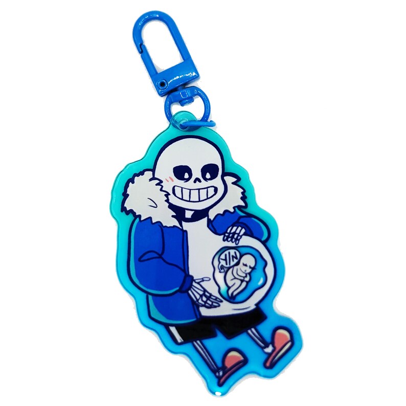 Undertale Ink Keychain Undertale Deltarune Sans MPREG Keychain Charms - Etsy Canada