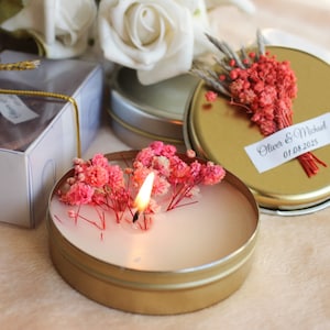 Bomboniere per candele Quinceañera per ospiti, 16 dolci regali, Bomboniere per candele floreali, Bomboniere Mis Quince, Festa del 15° compleanno