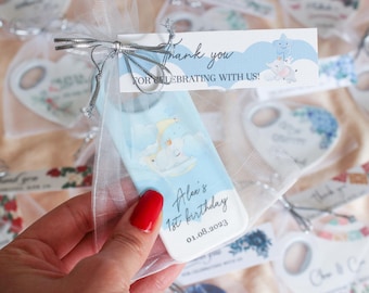 Custom Baby Shower Magnet Favors, Personalized Bottle Opener Gifts for Boys and Girls