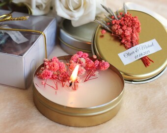 Quinceañera Candle Favors: Flower Party Gifts, Sweet 16