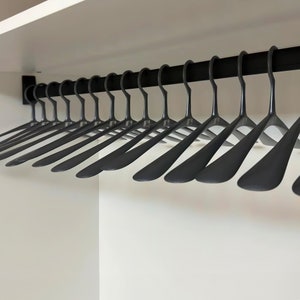 Aluminium Clothes Hangers ,Smooth Matte Metal Coat Hangers , Wardrobe Space Saver Clothing Storage Hanger