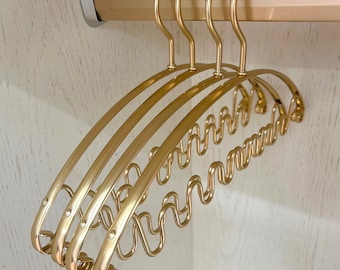 Gold Aluminum Tank Top Hangers: Closet Organizer, Bra Cami Storage