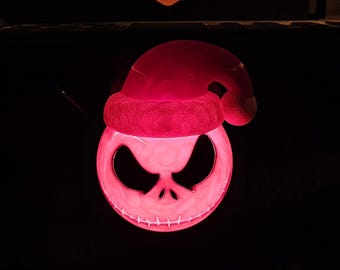Couvercle d'attelage de récepteur Jack Skellington lumineux