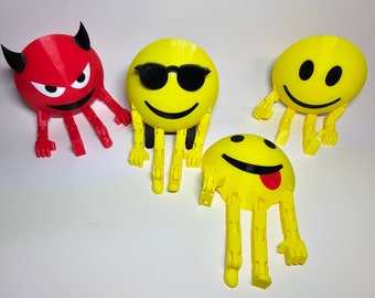 Emoji pour housse d'attelage, décoration murale ou pour bureau