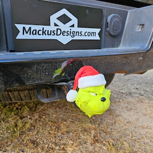 The Grinch Receiver Hitch Cover