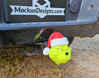 The Grinch Hitch Cover