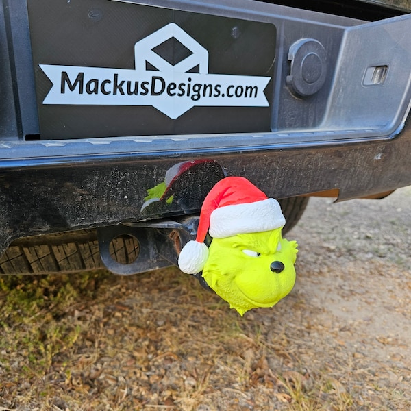 The Grinch Hitch Cover