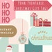 Printable Pink Christmas Gift Tags Pink Printable Christmas - Etsy