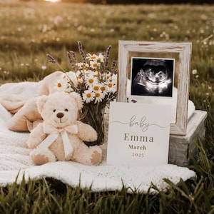 Simple Minimalist Pregnancy Announcement Digital Download Boho Baby Announcement Digital Pregnancy Announcement Template Social Media Reveal