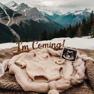 Adventure Pregnancy Announcement Digital, Gender Neutral Boho Baby Announcement, EDITABLE Mountain Pregnancy Reveal, Simple Baby Template