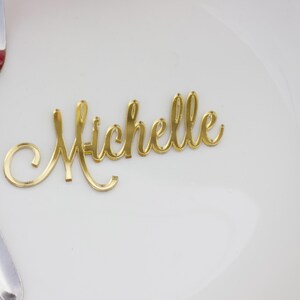 Marque-places en acrylique, Marque-places en acrylique, Marque-places pour invités, Marque-places de table pour dîner, Marque-places pour table de dîner