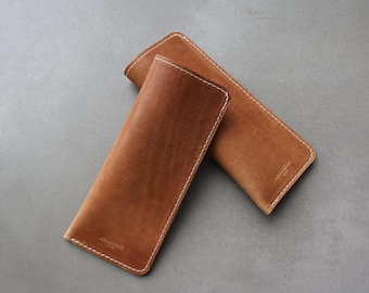 Horween Leather Eyeglass Case Microfiber Lined Dublin Horween American Leather Glass Case Sunglasses Case Handmade Glass Sleeve