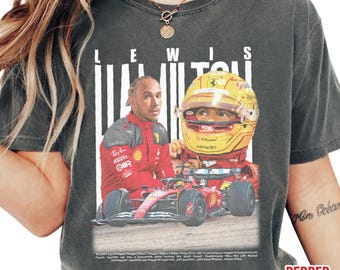 Comfort Color Shirt | Racing Driver Graphic T-Shirt | Motorsport Portrait Tee