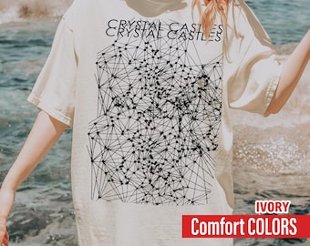 Crystal Castles Exclusive Comfort Colors® T-Shirt - Unisex Music Band Tee - Music Apparel Gift - III Album Merch