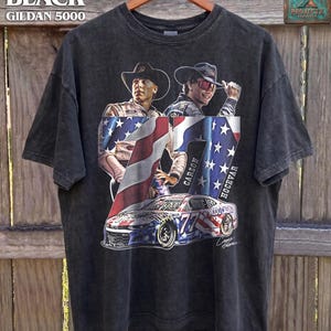 Carson Hocevar Comfort Colors Shirt, NASCAR Cup Series Graphic Tee, Number 77 Race Car T-Shirt, Vintage Motorsports Fan Gift Tee image 8