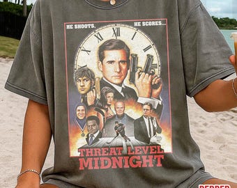 Comfort Colors® The Office Threat Level Midnight Retro Vintage Unisex Classic T-Shirt