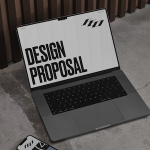 Canva Design Proposal Template for Graphic Designers, Fully Customisable Marketing Proposal, For Branding and Typography
